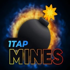 1Tap Mines logo by Turbo Games Hugo Casino