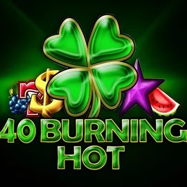 40 Burning Hot game by Amusnet Interactive – logo hosted on Hugo Casino