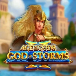 Age Of The Gods: God Of Storms 2 slot visual from Playtech available on hugocasinoo.eu