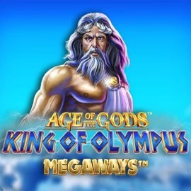 Age Of The Gods: King of Olympus Megaways logo by Origins Hugo Casino