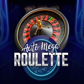 Auto Mega Roulette slot visual from Pragmatic Play available on hugocasinoo.eu
