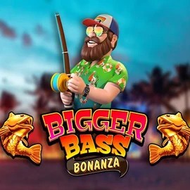 Bigger Bass Bonanza game by Pragmatic Play – logo hosted on Hugo Casino