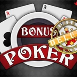 Bonus Poker Deluxe - 3 Hands casino game by RTG (Reel Time Gaming) – featured logo at Hugo Casino