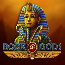 Official Slots logo: Book of Gods by BF Games at Hugo Casino