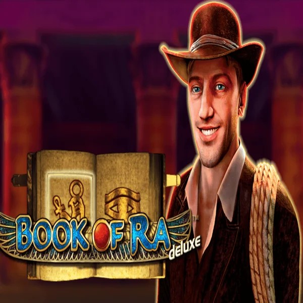 Enjoy Book of Ra Deluxe by Novomatic – logo hosted on hugocasinoo.eu