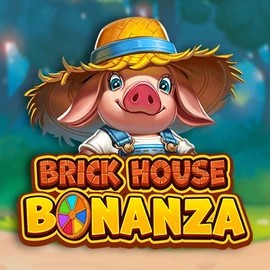 Brick House Bonanza online game logo by Pragmatic Play on hugocasinoo.eu