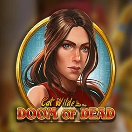 Official Slots logo: Cat Wilde and the Doom of Dead by Play'n GO at Hugo Casino