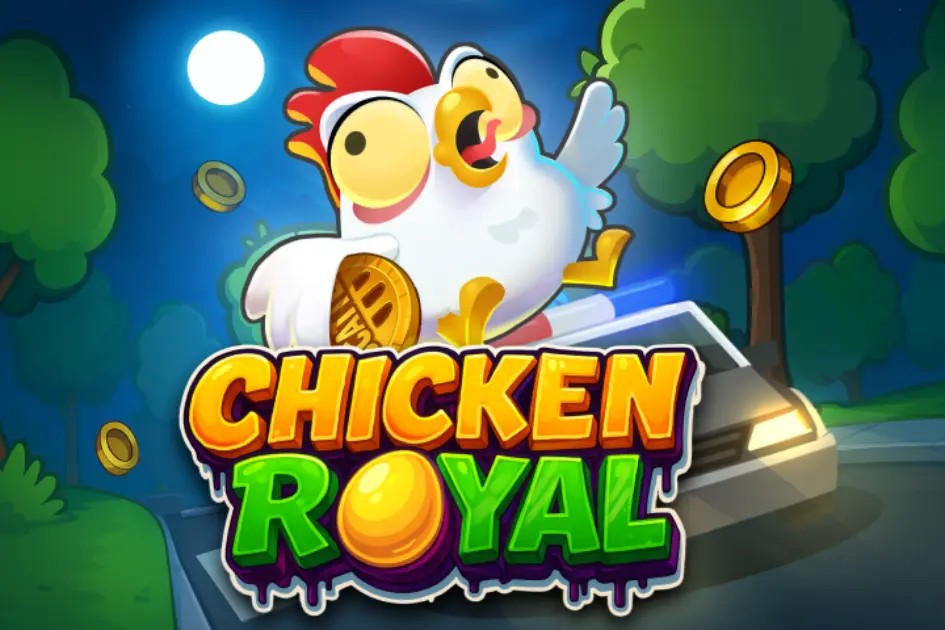 Chicken Royal slot icon by InOut, available at Hugo Casino