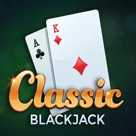 Classic Blackjack slot visual from Red Tiger Gaming available on hugocasinoo.eu