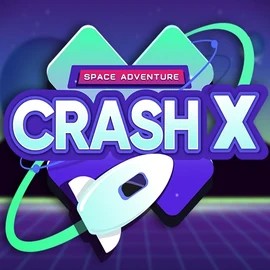 Official Casino Games logo: Crash X by Turbo Games at Hugo Casino