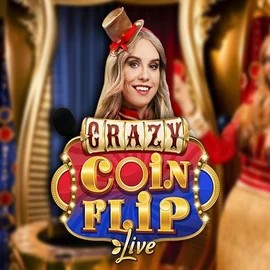 Enjoy Crazy Coin Flip by Evolution – logo hosted on hugocasinoo.eu