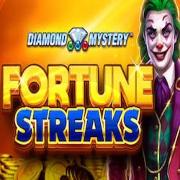 Diamond Mystery Fortune Streaks slot logo by Greentube at Hugo Casino
