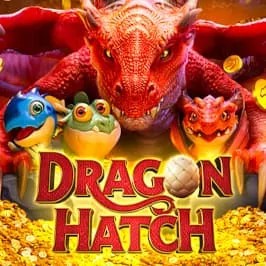 Official Slots logo: Dragon Hatch by PG Soft at Hugo Casino