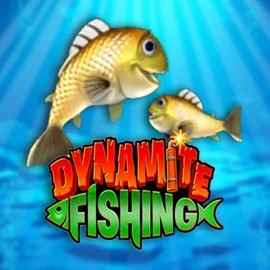 Dynamite Fishing logo by Inspired Gaming at Hugo Casino