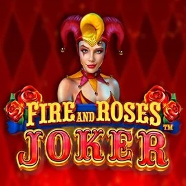 Fire and Roses Joker slot logo by Triple Edge Studios at Hugo Casino
