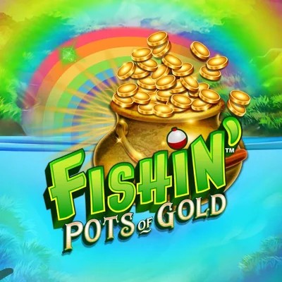 Fishin Pots Of Gold online game logo by Gameburger Studios on hugocasinoo.eu