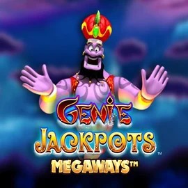 Genie Jackpots Megaways casino game by Blueprint Gaming – featured logo at Hugo Casino
