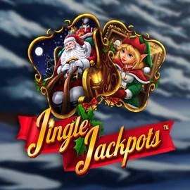 Jingle Jackpots casino game by Dragon Gaming – featured logo at Hugo Casino