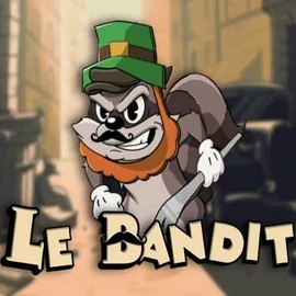 Slots logo of Le Bandit from Hacksaw Gaming at Hugo Casino