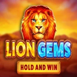 Lion Gems Hold and Win by Playson, showcased at hugocasinoo.eu – game logo