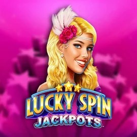 Lucky Spin Jackpots game by Novomatic – logo hosted on Hugo Casino