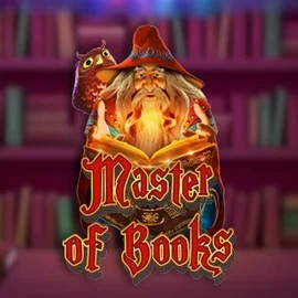 Master of Books slot icon by Swintt, available at Hugo Casino