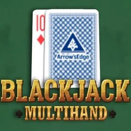 Multihand Blackjack online game logo by Pragmatic Play on hugocasinoo.eu