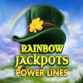 Rainbow Jackpots Power Lines slot visual from Red Tiger Gaming available on hugocasinoo.eu
