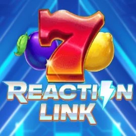 Reaction Link slot logo by Playtech at Hugo Casino