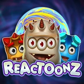 Official Slots logo: Reactoonz by Play'n GO at Hugo Casino