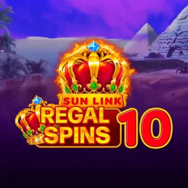 Regal Spins 10 by PatePlay, showcased at hugocasinoo.eu – game logo