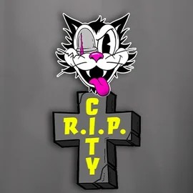 RIP City slot logo by Hacksaw Gaming at Hugo Casino