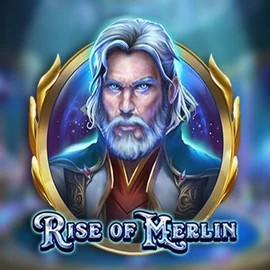 Rise of Merlin game by Play'n GO – logo hosted on Hugo Casino