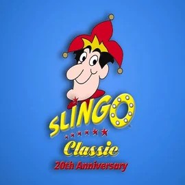 Slingo Classic 20th Anniversary logo by Slingo Hugo Casino