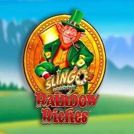 Slingo Rainbow Riches slot icon by Gaming Realms, available at Hugo Casino