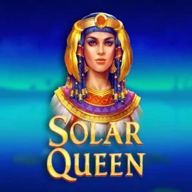 Solar Queen slot logo by Playson at Hugo Casino