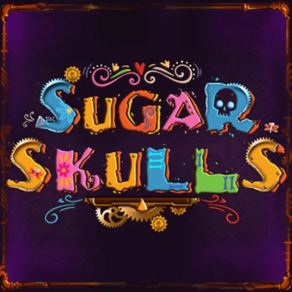 Sugar Skulls logo by Booming Games at Hugo Casino