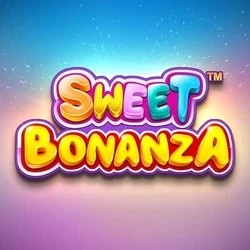 Sweet Bonanza casino game by Pragmatic Play – featured logo at Hugo Casino