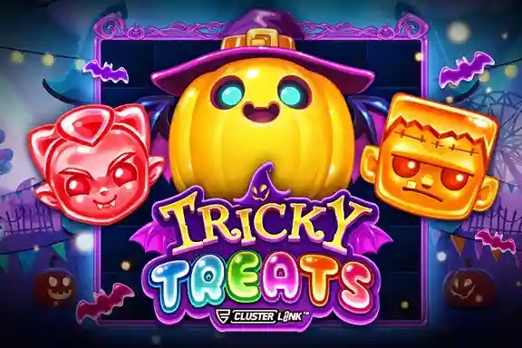 Tricky Treats casino game by Push Gaming – featured logo at Hugo Casino