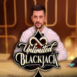 Unlimited Blackjack online game logo by Ezugi on hugocasinoo.eu