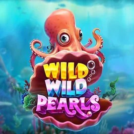 Wild Wild Pearls slot logo by Pragmatic Play at Hugo Casino